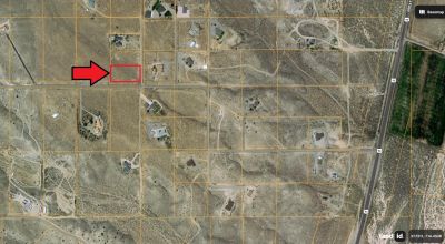 Over One Acre Corner Lot with Power - Paved Road - Surveyed - Pioche/Caliente